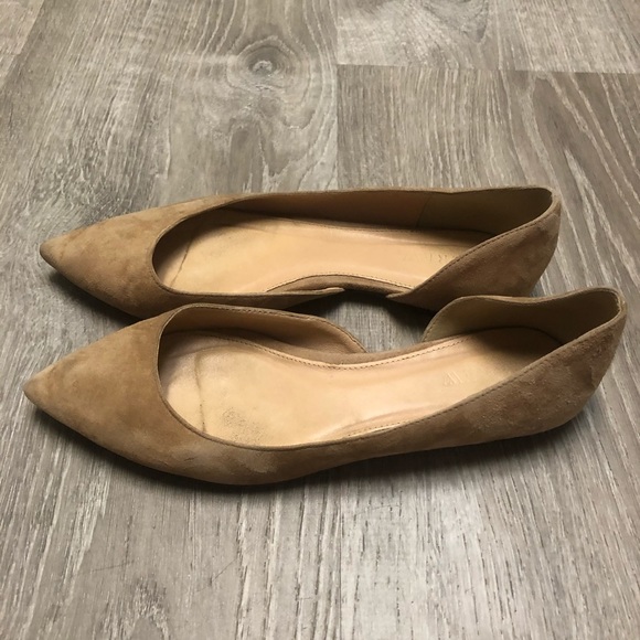 J. Crew Nude Suede Flats - Picture 2 of 8
